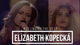 LEPŠIA AKO ADELE!!! Lyrics - Rolling in the Deep - SUPERSTAR 2021- Elizabeth Kopecká