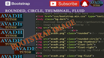 responsive image using bootstrap | circle image using bootstrap | bootstrap 4 tutorial