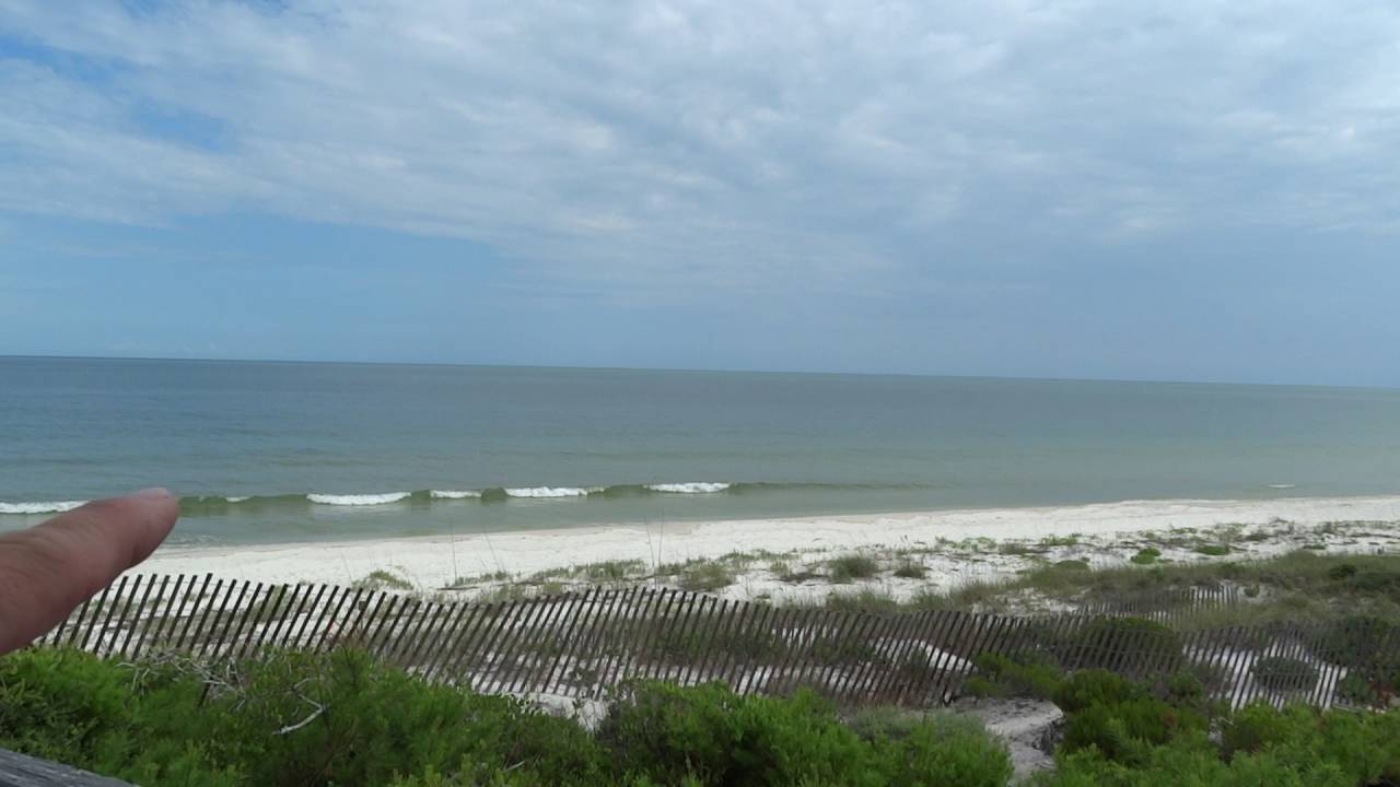 Dog Island Florida Gulf View - YouTube
