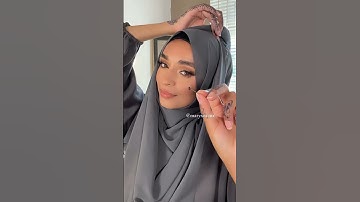 Tutorial hijab pashmina arabian style terbaru