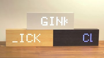 Gingko Message Click Clock