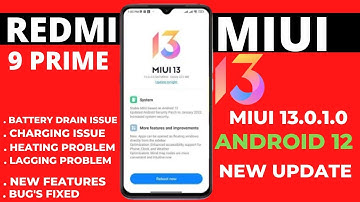 Redmi 9 Prime Miui 13.0.1.0 New Update|New Upcoming Features