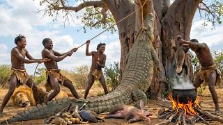 Instinctive Hunting of the Hadzabe Tribe — Primitive Survival Skills and Wilderness Life in Africa