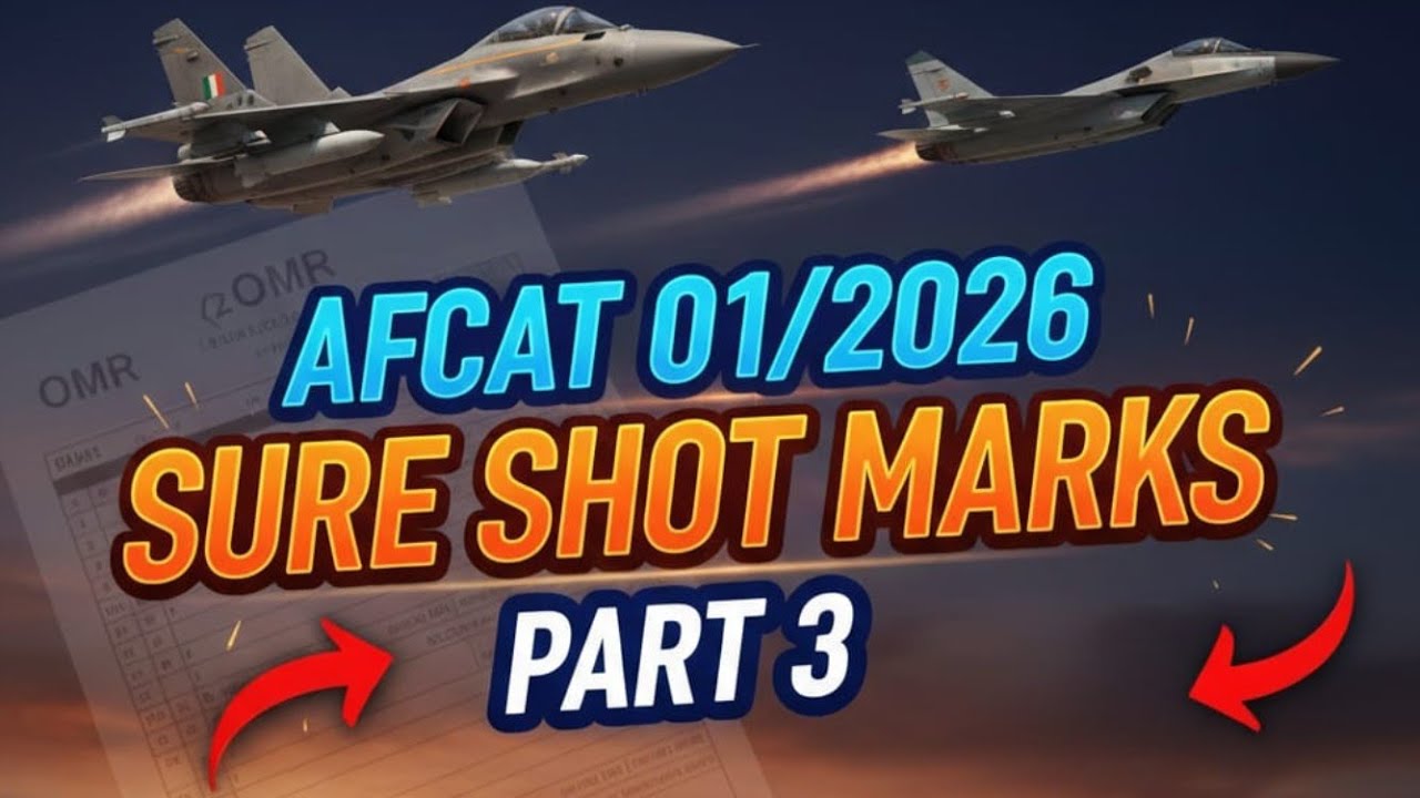 3.Marks Booster Series | AFCAT 01 2026 