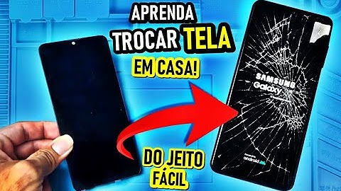 Como trocar tela de celular em casa! (ESSE É O JEITO MAIS SIMPLES E FÁCIL)