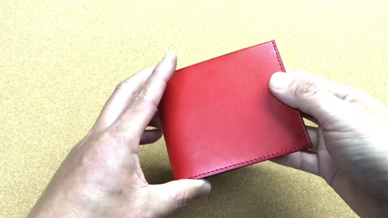 ブッテーロ 二つ折り財布 7色展開 イタリアンレザー 本革 - solid