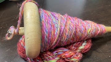 Spinning Yarn : Basic drop spindle part 2 of 3  lets ply #dropspindle #yarn #spinningyarn