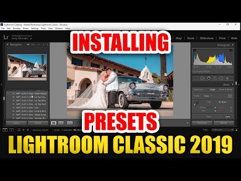 Installing Presets in Lightroom Classic CC 2019 2020 [ How To Tutorial for XMP & LR Template Files ]