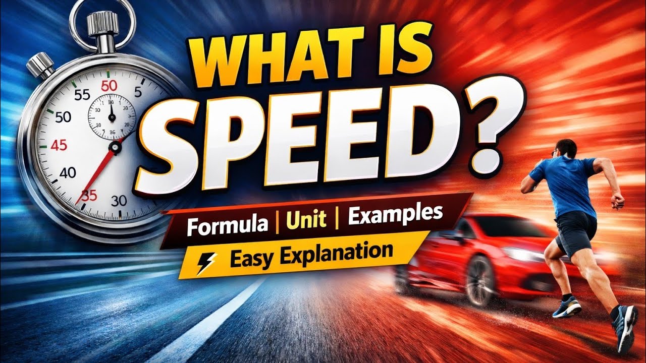 Speed Round Introduction What is Speed? | Complete Introduction with Formula & Examples - YouTube