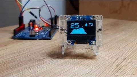 Visuino Tutorial - Simple DIY Weather Station with DHT11 and OLED Display