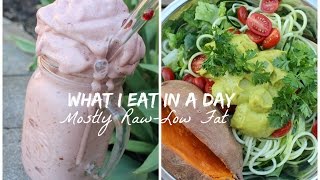 What I Eat in a Day | Mostly RAW, Low Fat + CALORIES