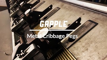 Gapple Metal Cribbage Peg Production