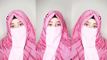 Full Front And back Full Coverage Hijab Style By Wajeeha Fatima