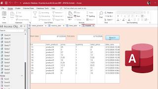 Microsoft Access Form | Search Data in ListBox Between Two Dates Using VBA (Step by Step)