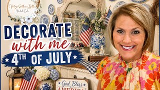 4th of July Decorate with Me/ Americana Decor/ Summer Decorations