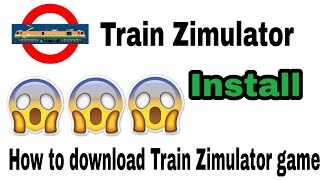 #IndianGames #TrainZimulator How to download Train Zimulator game जो अब Play Store पर नहीं है😱😱😱 screenshot 2