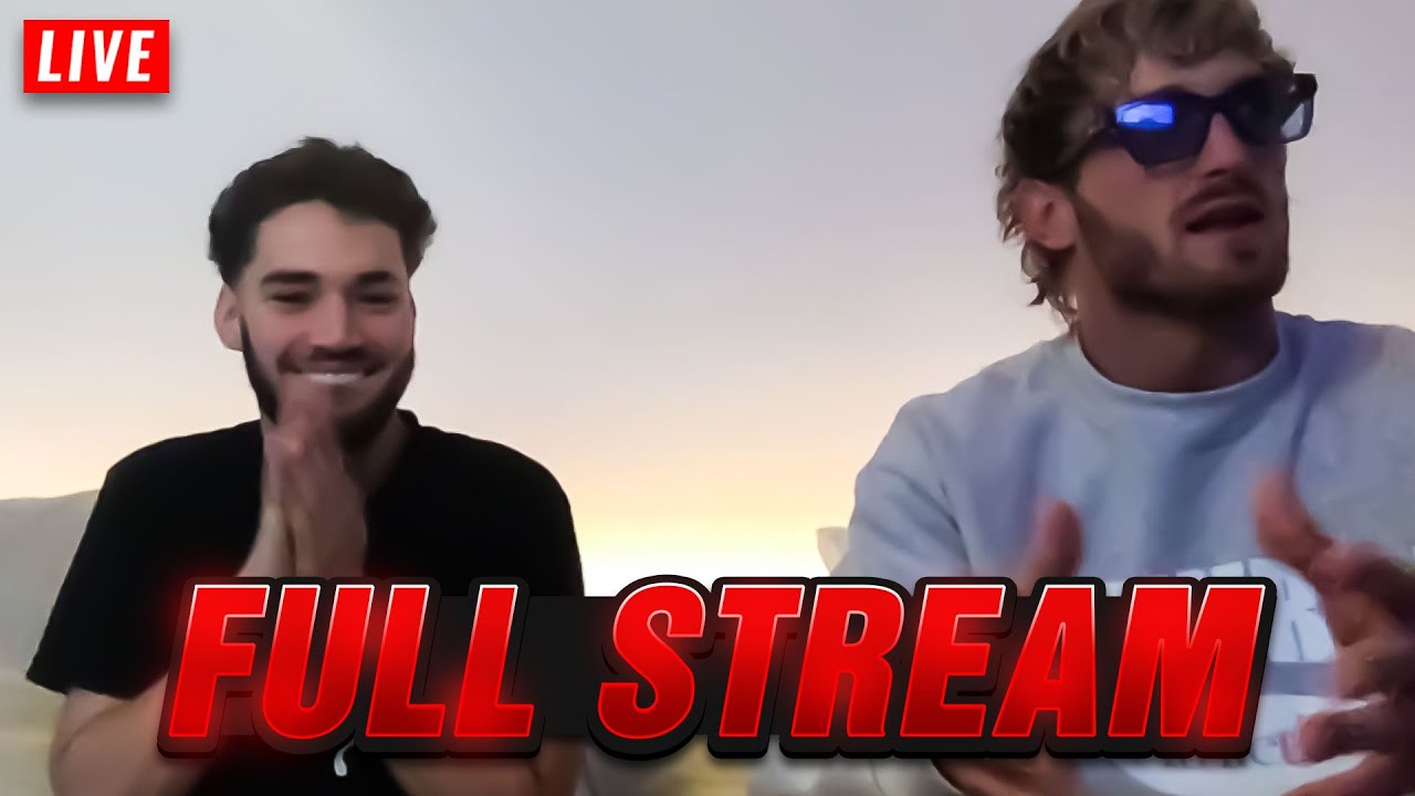 logan paul live stream