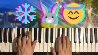 Yungcameltoe - Snow Bunny Heaven (Piano Tutorial Lesson)