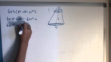Proof of Volume of Frustrum of a Cone