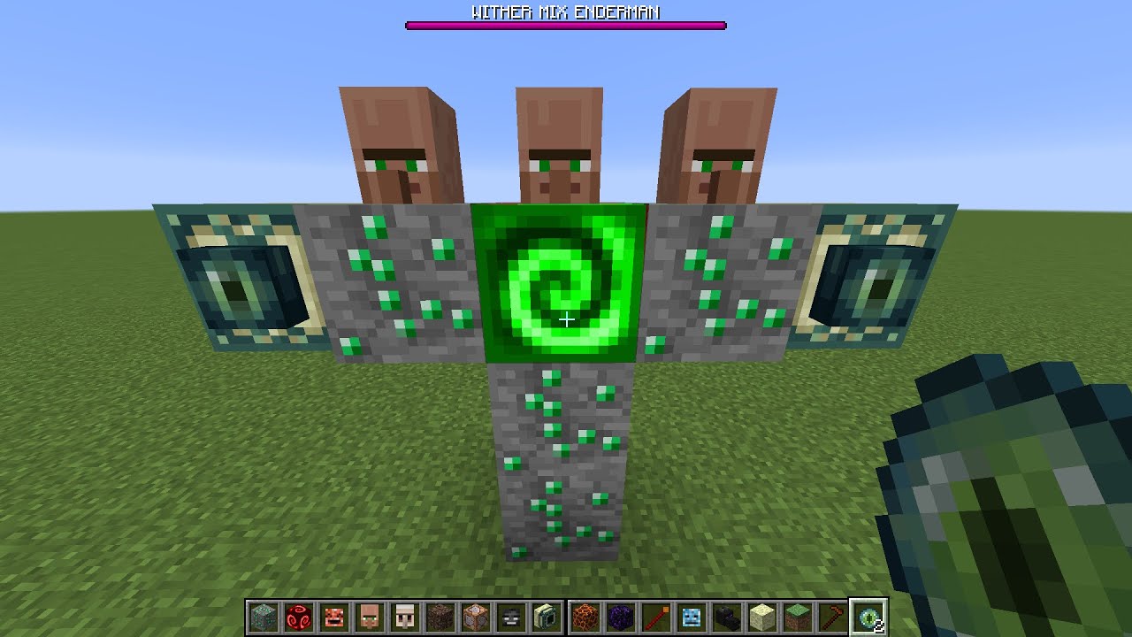 what if you create a VILLAGER MIX GUARD in MINECRAFT