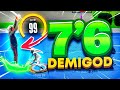 i VERSED a 7'6 SPEEDBOOSTING DEMIGOD in NEXT GEN NBA 2K21! BADGE GLITCHED DEMIGOD EXPOSED!? NBA2K21