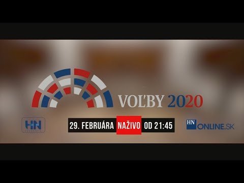 Voľby 2020: live štúdio HNtelevízie