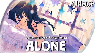 Nightcore - Alone, Pt. II Alan Walker & Ava Max 【1 HOUR Loop】s