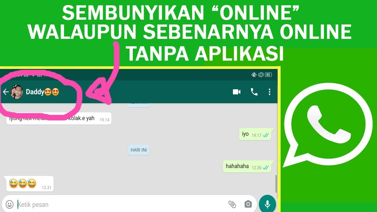 Cara Menghilangkan Online Di WA Tanpa Aplikasi [ WORK & EASY ] 