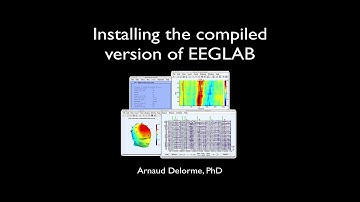 Installing the compiled version of EEGLAB (see description for download link)