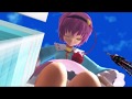 [MMD giantess]小人の街を襲いに来た妖怪少女/Youkai girl came to attack the city[巨大娘]