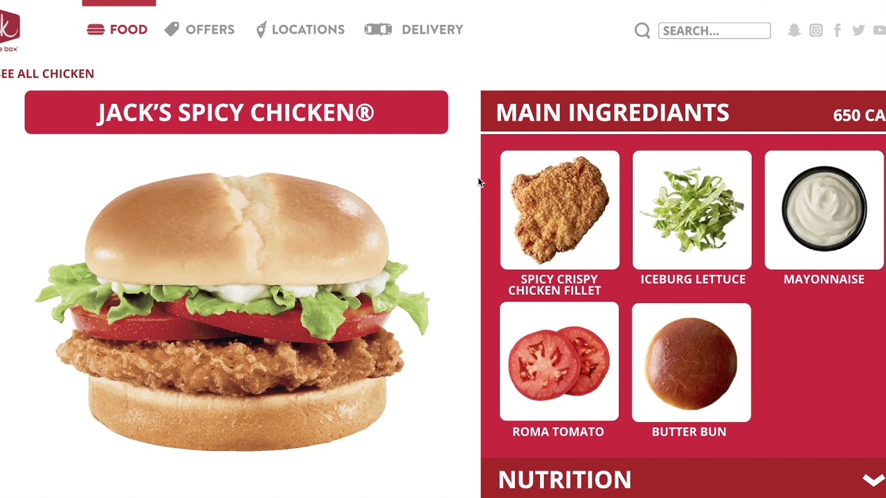 Jack in the box website redesign youtube