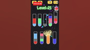Water Sort Puzzle Level 21 – Perfect Color Sorting & Addictive Gameplay