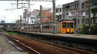 【4K】2018/08-柴聯自強號DMU3100型8724次,竹北站通過