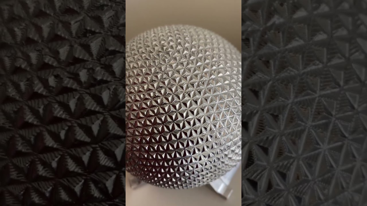 Epcot center 40th anniversary Walt Disney World spaceship earth model painting Disney wdw attractio