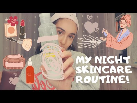 ჩემი ღამის რუტინა თუ როგორ ვუვლი სახის კანს!? My Night Skincare Routine (Sofia's Vlogs)