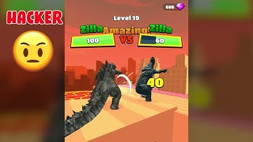 NOOB vs PRO vs HACKER in Kaiju Run 2 - Gameplay Android, ios | Pinker Lab