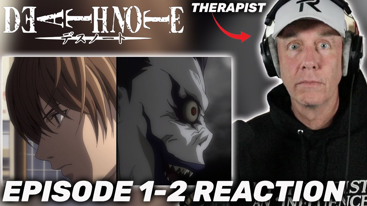 Therapist's FIRST TIME REACTION to Death Note Episodes 1-2