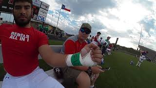 Community holds "Green out" to support Hays High student