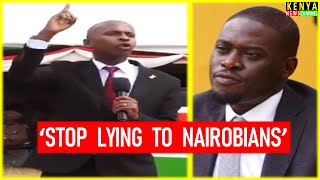 Sakaja in more TROUBLE as Angry Ruto Pointman MP John Kiarie KJ Lectures him like a Kid in Nairobi