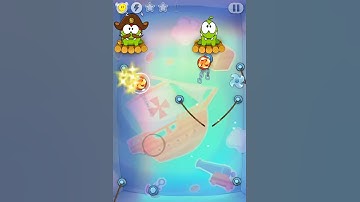 Cut the Rope Time Travel Pirate Ship Level 15 Walkthrough