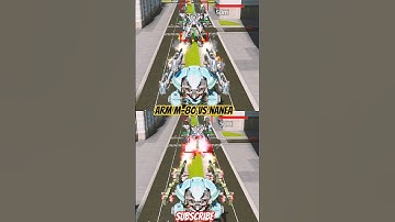 ARM M-80 VS NANEA COMPARISION #warrobots #warrobot #gaming