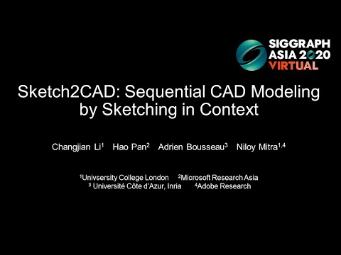 Sketch2CAD: Sequential CAD Modeling by Sketching in Context