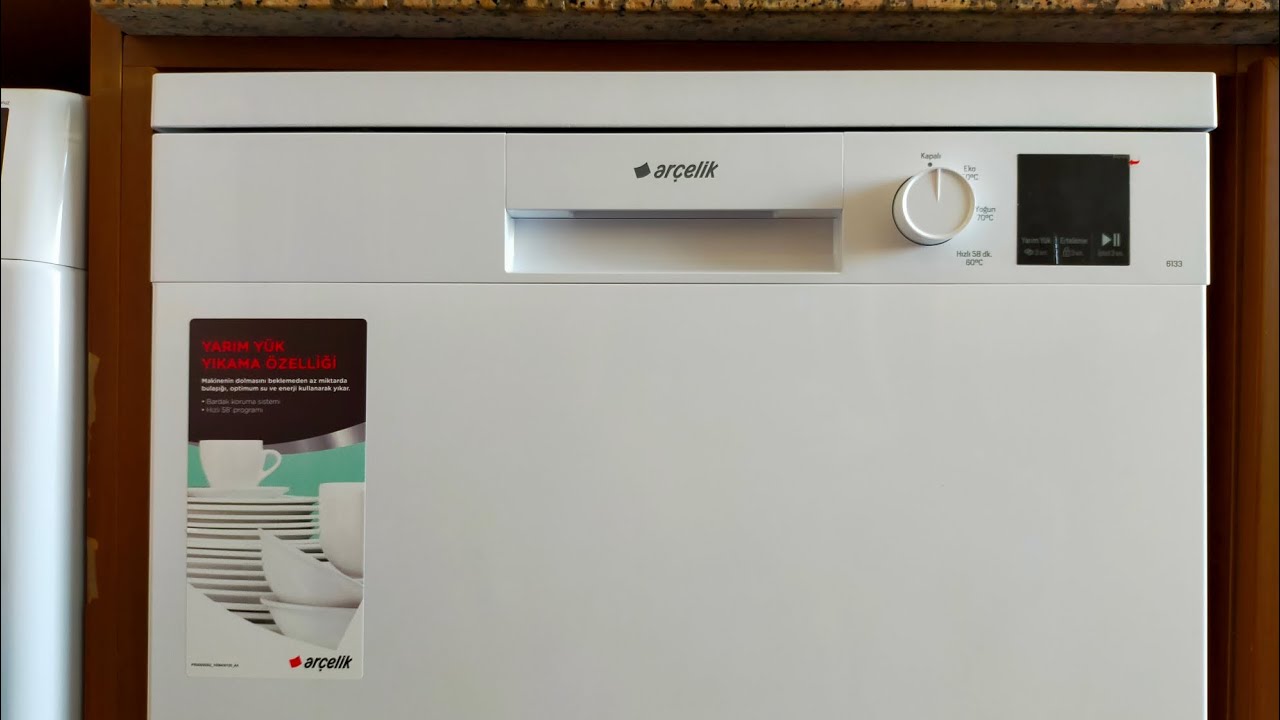 new-dishwasher-ar-elik-6133-youtube