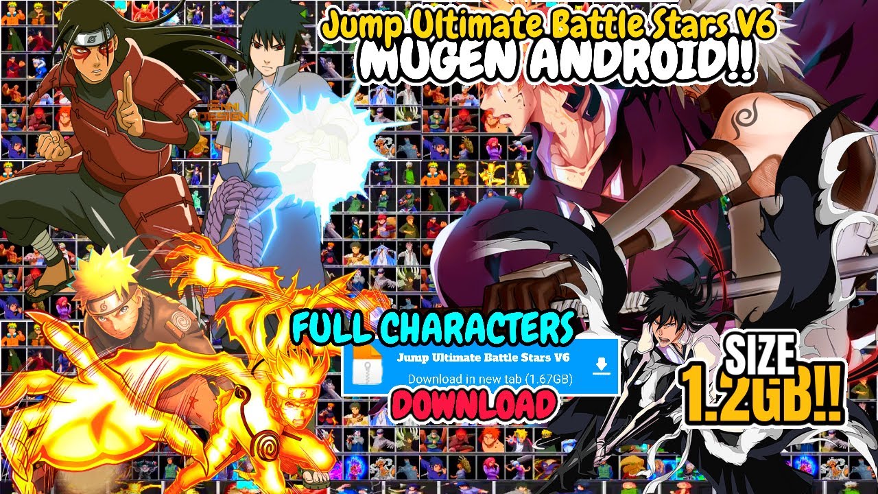 UPDATE‼️ Jump Ultimate Battle Stars V6 Mugen Android 2024