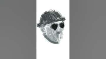 Digital portrait in Procreate with iPad Air 4th gen and second Gen aPencil