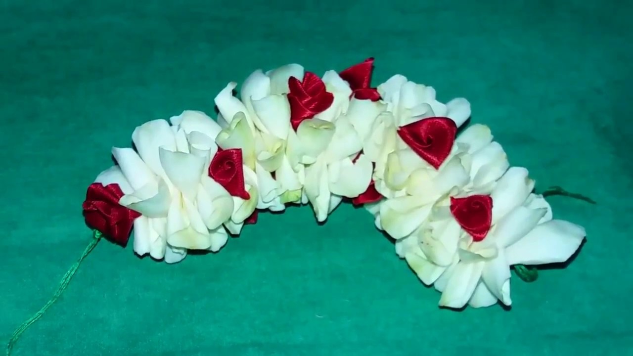 how to string rose petals garland easy method to make rose petals