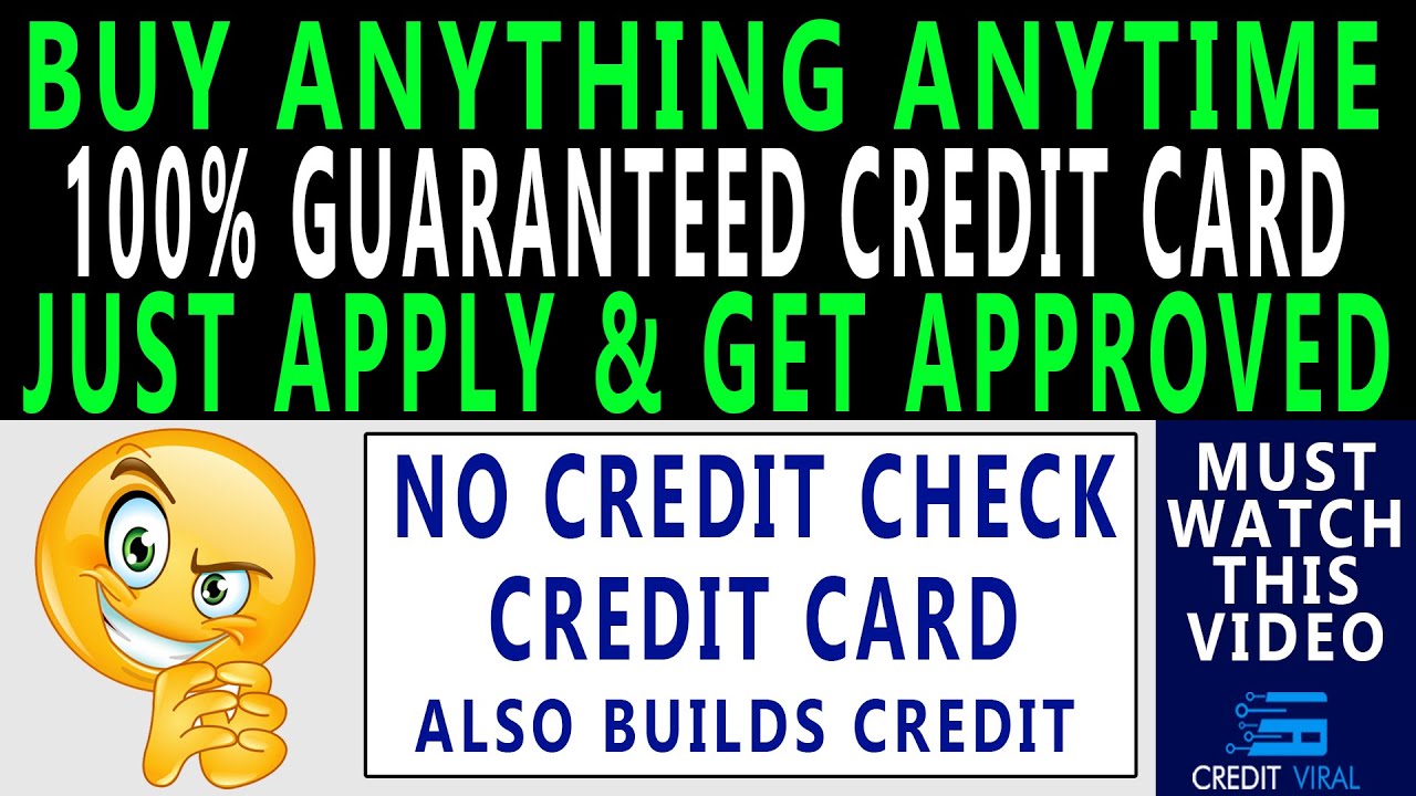 Guaranteed No Credit Check Credit Card 2021 | Credit Viral