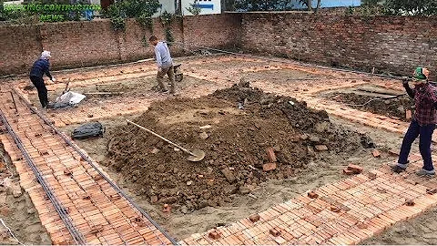 How To Build And Set Up Concrete Foundations For A Home - Build Traditional Style Foundation