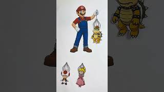 THE SUPER MARIO GALAXY ROPE PUZZLE CHALLENGE GAME #mario #art #supermariogalaxy #viral #trending