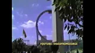 The Tidal Wave roller coaster Marriott's Six Flags Great America 1979 home video